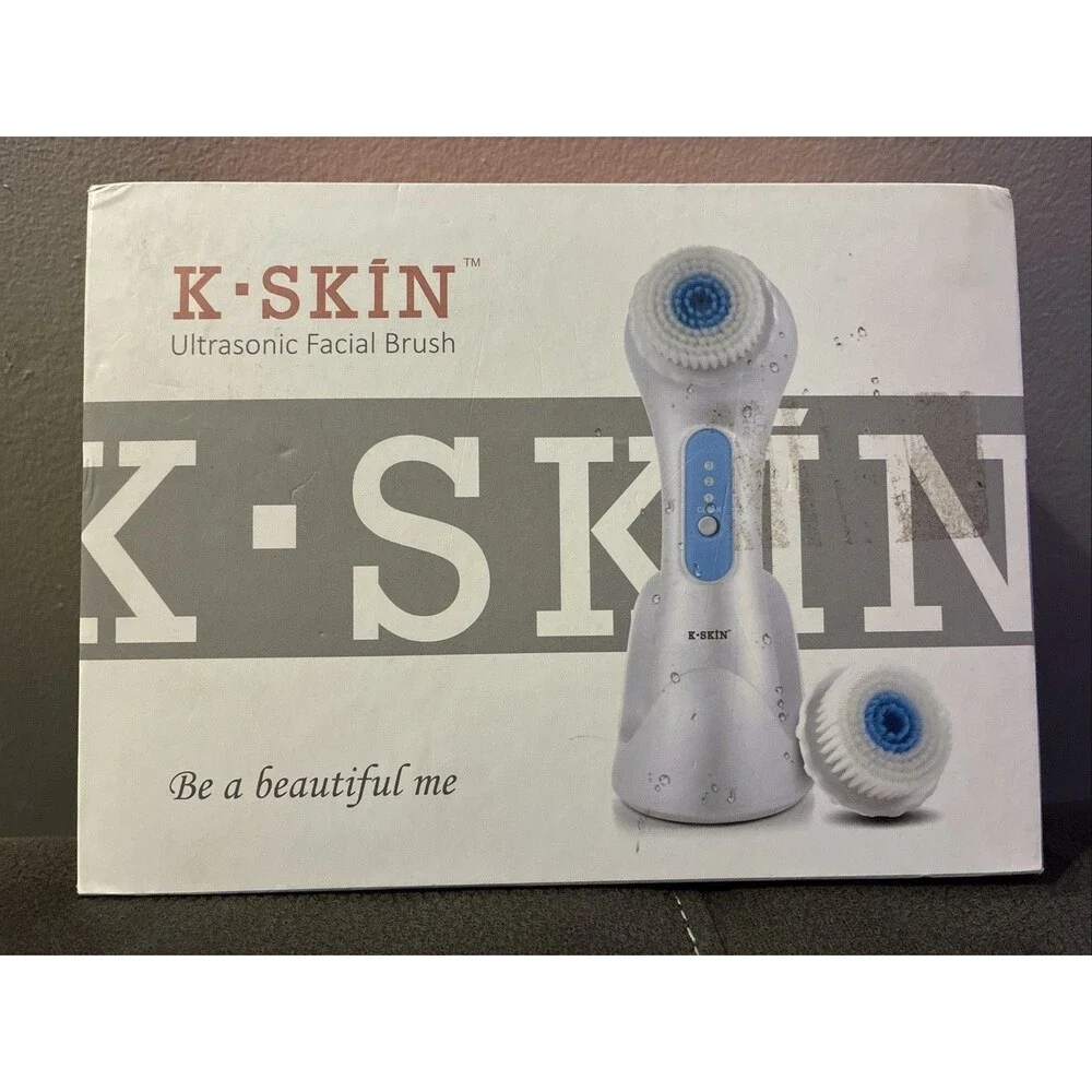NEW Open Box K-Skin Ultrasonic Facial Brush Cleansing Brush